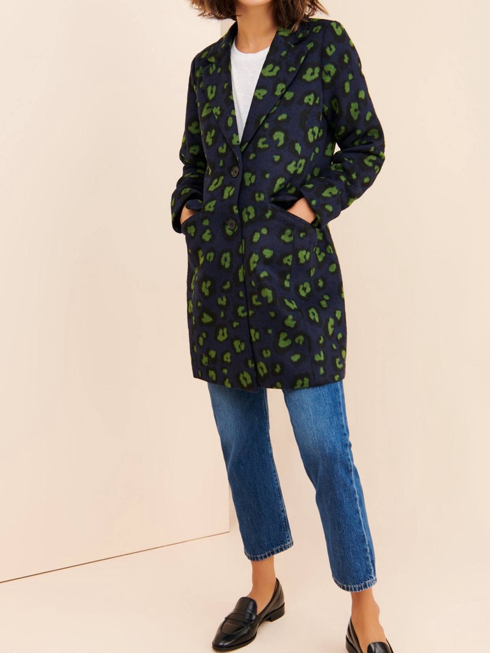 ModCloth City Savvy Fleece Leopard Coat Size 1X